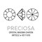 Preciosa Crystal Maxima Chaton 3mm (PP24) Crystal Capri Gold (Package of 50)